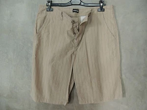 Bermuda PLAYLIFE beige a righe nere taglia 52 - Foto 1 di 5