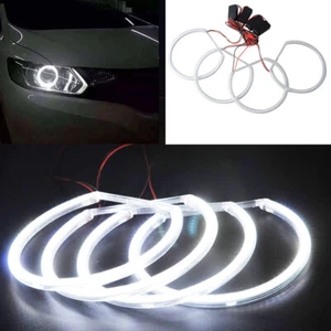 Angel Eyes Light For BMW E36 E38 E39 E46 White Car Headlight LED Halo Lamp Set - Bild 1 von 9