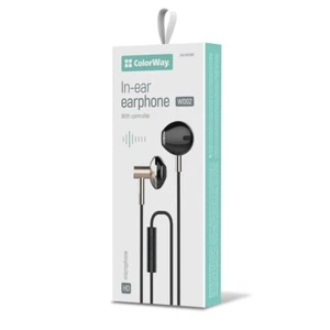 COLORWAY In-Ear Kopfhörer WD02, 3,5 mm, Eingebautes Mikrofon, Kabelsteuerung - Bild 1 von 6