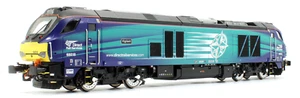 Dapol 4D-022-020D Bo-Bo Class 68 Vigilant 68018 DRS Compass Railways DCC-Fitted - Foto 1 di 12