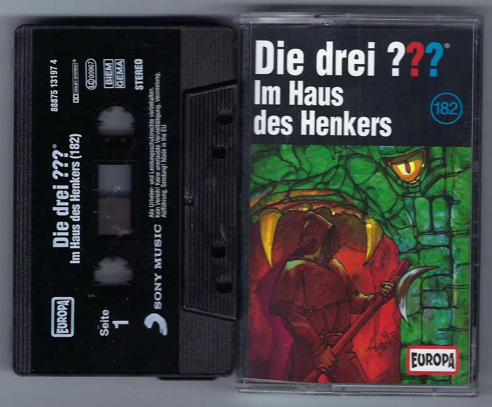 Die Drei ??? Fragezeichen - Im Haus des Henkers -  ??? MC - Folge 182 - Imagen 1 de 1