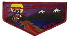 Kowaunkamish Lodge 395 Buttes Area Council CA Flap RED Bdr (YX2157)