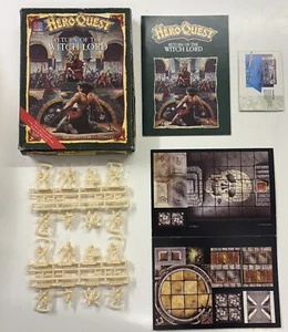 Rückkehr des Hexenkönigs komplett mit Box Original 1989 Heroquest Erweiterung - Bild 1 von 15