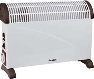 Calentador de convector eléctrico 3 ajustes de calor ajustables 24 horas temporizador calefacción de habitación Reino Unido - Imagen 1 de 7