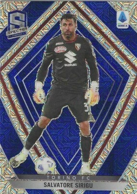 2020/21 CHRONICLES SALVATORE SIRIGU SPECTRA BLUE MOJO PRIZM #5 Ser #16/16 - Image 1 of 2