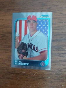 1997 Bowman Chrome R. A. Dickey International Parallel Rookie Card #108 - Picture 1 of 2