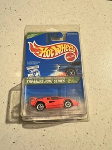 Hot Wheels Treasure Hunt Series 1996 - LAMBORGHINI COUNTACH with Protector - Picture 1 of 10