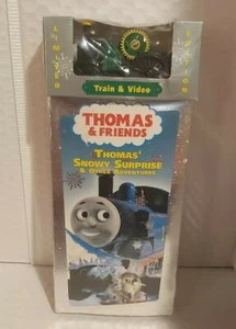 Thomas Train + Videotape Thomas the SNOWY VHS in one SEALED package . - Picture 1 of 5
