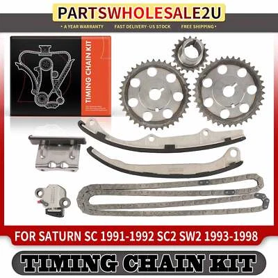 Kit de cadena de distribución del motor 8 piezas para Saturn SC2 SW2 1993-1998 SC 1991-1992 SL2 91-98 Foto 1 de 4