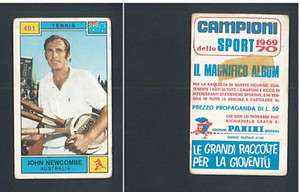 John Newcombe (AUS) Panini Tennis CARD 1969 n.401 VG ▓