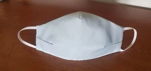 Washable, Reversible and Reusable Face mask. Light blue - Picture 1 of 1