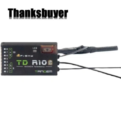 FrSky TD 2 Frequency Receiver 10CH PWM/SBUS/FBUS/S.Port CH for FPV Racing Drone - Image 1 of 4