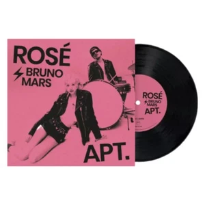 ROSÉ & BRUNO MARS - APT. - 7” Black Vinyl Single - Rosie - Picture 1 of 3