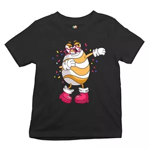 Dabbing Egg Youth T-shirt Dab Dance Easter Party Holiday Egg Hunt Kids - Picture 1 of 56