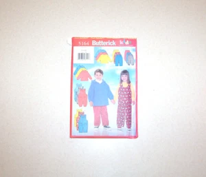 Uncut Butterick Girls & Boys Top, Jumpsuit & Pants Sewing Pattern #5164 - Picture 1 of 2