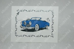 1950 Studebaker Bullet Nose Convertible Christmas Cards 10 ct. - Picture 1 of 2