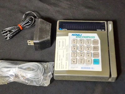 New Verifone Tranz 330 Credit Card Reader w/ Power Supply & Cords B44 - Image 1 of 4