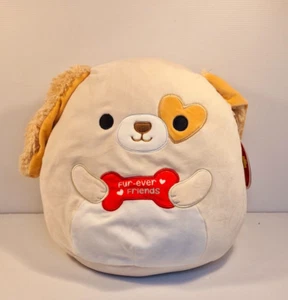 Squishmallows Harrison Fur-Ever Friends Dog Kellytoy Plush 30cm - Picture 1 of 8