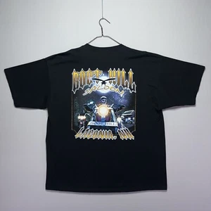 VTG Boot Hill Saloon Pocket Tee - Biker Shirt - Black - - Picture 1 of 5