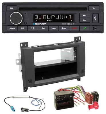 Blaupunkt USB MP3 Bluetooth DAB CD Autoradio für Mercedes Vito Viano 06-14 Rubbe - Bild 1 von 4