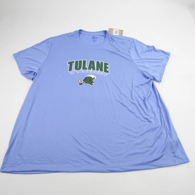 Tulane Green Wave Nike Nike Tee Short Sleeve Shirt Men's Light Blue New - Image 1 of 4
