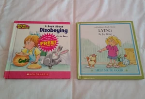 2 Children's Hardcover Books By Joy Berry-A Book About Disobeying & Lying - Picture 1 of 5
