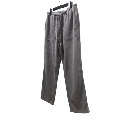 Pantalones de lino gris con cordón Calvin Klein - Talla M - Nuevos con etiquetas Foto 1 de 3