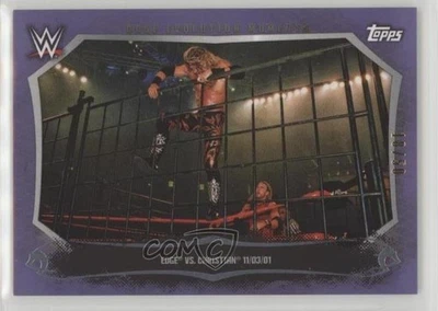 2015 Topps WWE Undisputed Evolution Moments Purple /50 Christian Cage Edge - Image 1 of 2