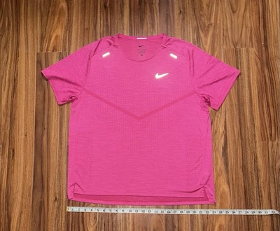 Men's XL Slim Fit NIKE ADV Techknit Ultra Short-Sleeve Running Top Shirt CZ9046 - Image 1 of 4