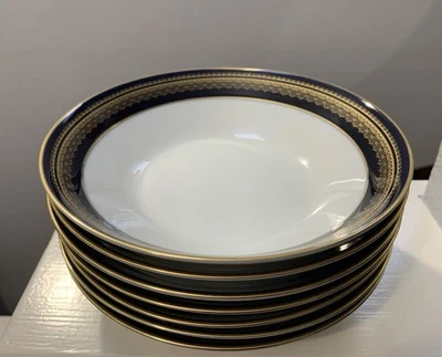 Legacy by Noritake Vienna 2796 Deep Plates Soup or Pasta 7 3/8” Set of 7 - Image 1 of 4
