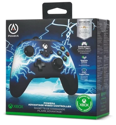 POWERA Xbox Series X/S Enhanced Wired Controller - Arc Lightning