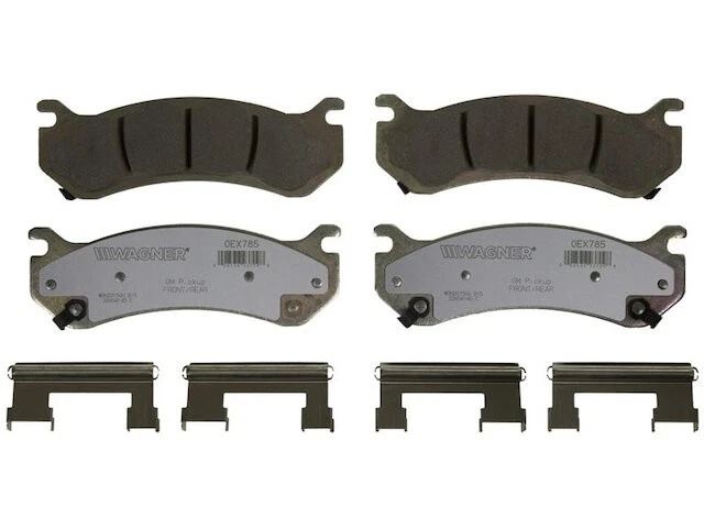 Juego de pastillas de freno traseras para GMC Yukon XL 2500 2000-2013 2001 2002 2003 2004 HD145SM Foto 1 de 1