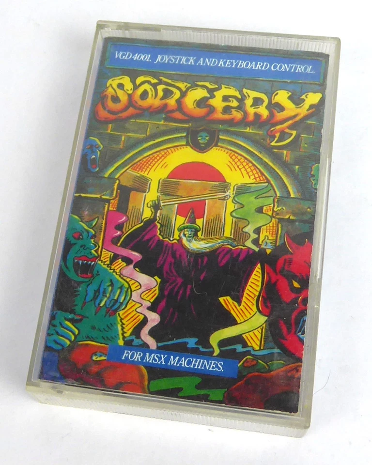 MSX Tape in OVP -- SORCERY (Virgin Games) -- Kassette - Bild 1 von 1