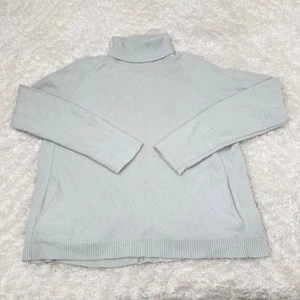 Maglione girocollo Theory donna L cashmere maglia morbida pullover top blu chiaro - Foto 1 di 15