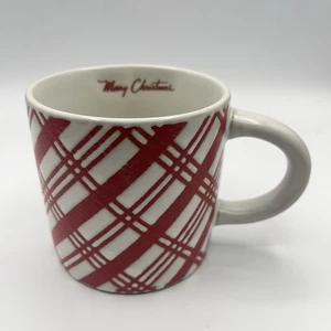 HERD & HAND MAGNOLIE ~ ROT & WEISS "FROHE WEIHNACHTEN" STEINZEUG BECHER 10 Oz - Bild 1 von 11