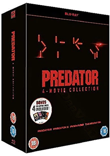 Predator 1-4 Collection NEW Blu-Ray 4-Disc Box Set Arnold Schwarzenegger - Image 1 of 1