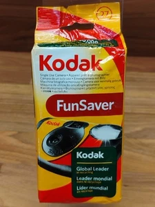 Kodak FunSaver 35 mm fotocamera monouso 27 esposizioni pellicola monouso *NUOVA SIGILLATA* - Foto 1 di 7