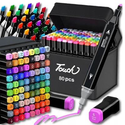 für Steine Wasserfest 80 Farben Marker Stifte zum Steine Bemalen - Bild 1 von 4