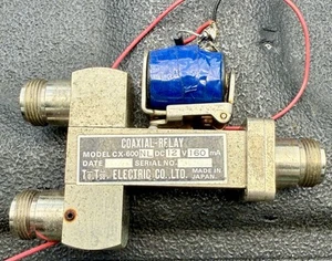 To Tsu CX-600 Coaxial Relay 12VDC 160mA Japan Antenna Switch - Zdjęcie 1 z 5