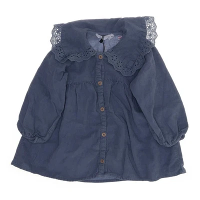 Zara, Kleid, Größe: 80, Blau, Gepunktet, Cord, Mädchen #URt - Bild 1 von 4