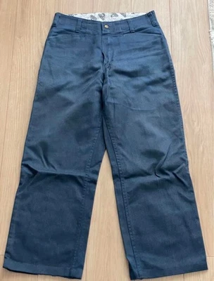 Pantalones Frisco Ben Davis Años 90 Hechos en EE. UU. Azul Marino W32 De Colección Calce Recto Foto 1 de 4