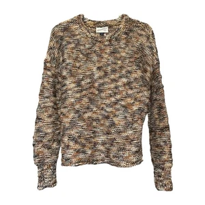Universal Thread Multicolor Marled Chunky Knit Sweater NWT XS Brown Tan Gray - Picture 1 of 7