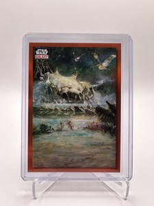 2023 Star Wars Galaxy Yoda’s Hut Orange /25 Mint Yoda Topps