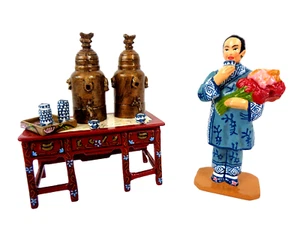 King & Country Toy Soldier Streets of Old Hong Kong HK033 Chinese Tea Table - Picture 1 of 5