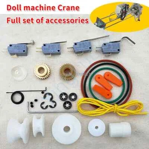 Doll Machine Accessories Toy Claw Crane Game DIY Kit Wheels Belt Copper Gears - Picture 1 of 9