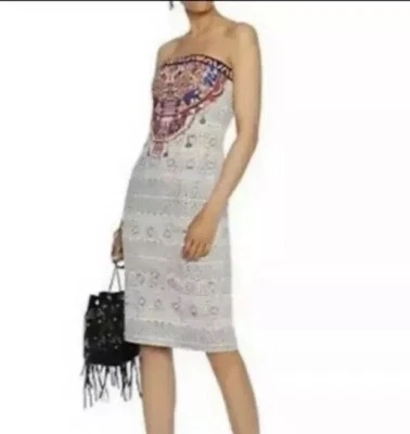 Camilla Lost Paradise Dress Size 8 $4 EXPRESS Franks Embellished New Bodycon - Image 1 of 4