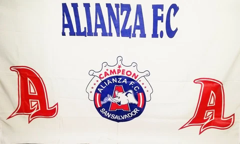 BANDERAS DE ALIANZA FC - EL SALVADOR TU EQUIPO MIMADO DE LA CAPITAL - LOS ALBOS Cover