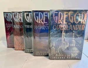 Lot 5 Gregor the Overlander The Underland Chronicles 1-5 Suzanne Collins HC - Picture 1 of 7