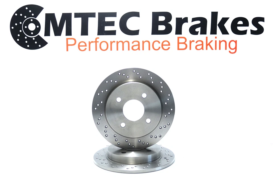 Ford Fiesta ST150 MK6 04-09 MTEC Performance Rear Drilled Brake Discs 253mm - Image 1 of 1