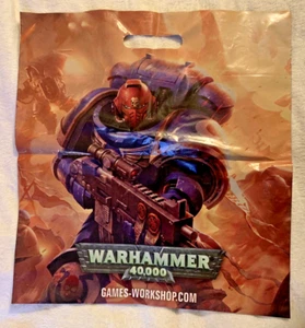 Double Sided Games Workshop Warhammer 40k  / Age of Sigmar Reusable Plastic Bag - Picture 1 of 2